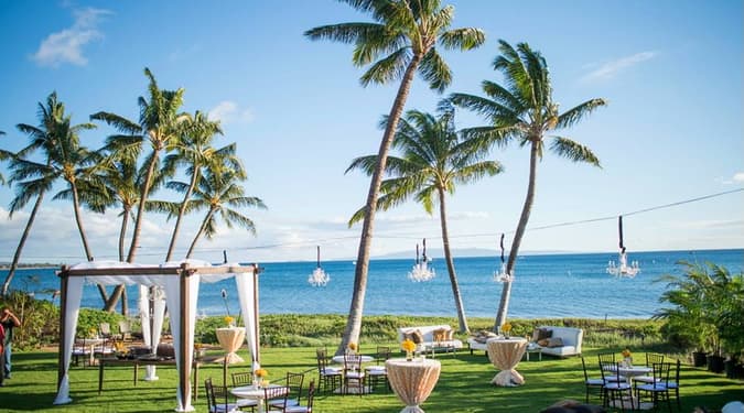 Sugar Beach ceremony location